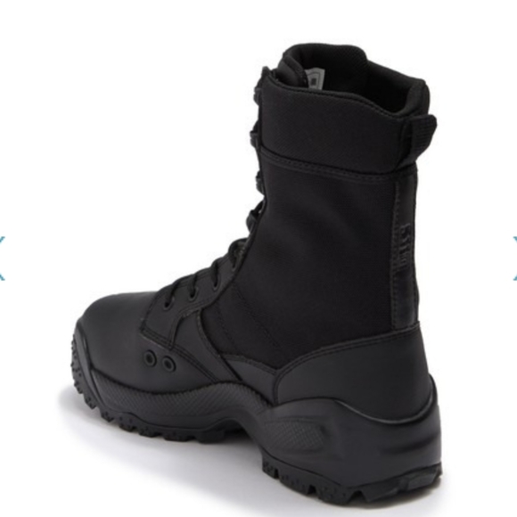 Black Combat Boots Fits Women's 10 Men's 8 5.11 - Picture 3 of 5
